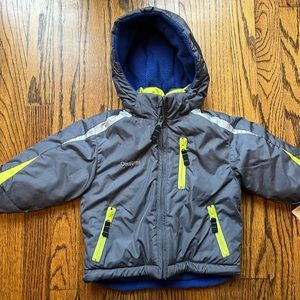 NWT Oshkosh B’Goah boys winter coat, fleece lined windbreaker